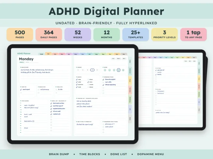 ADHD Digital Planner