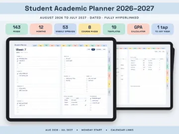 Student Planner 2026–2027