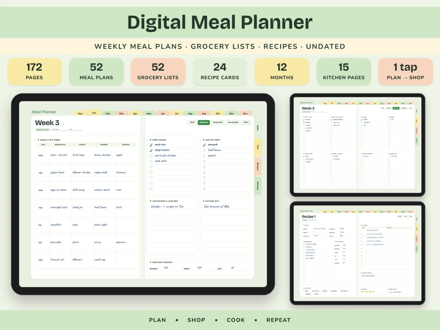 Digital Meal Planner