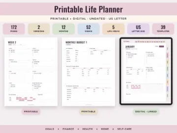 Printable Life Planner