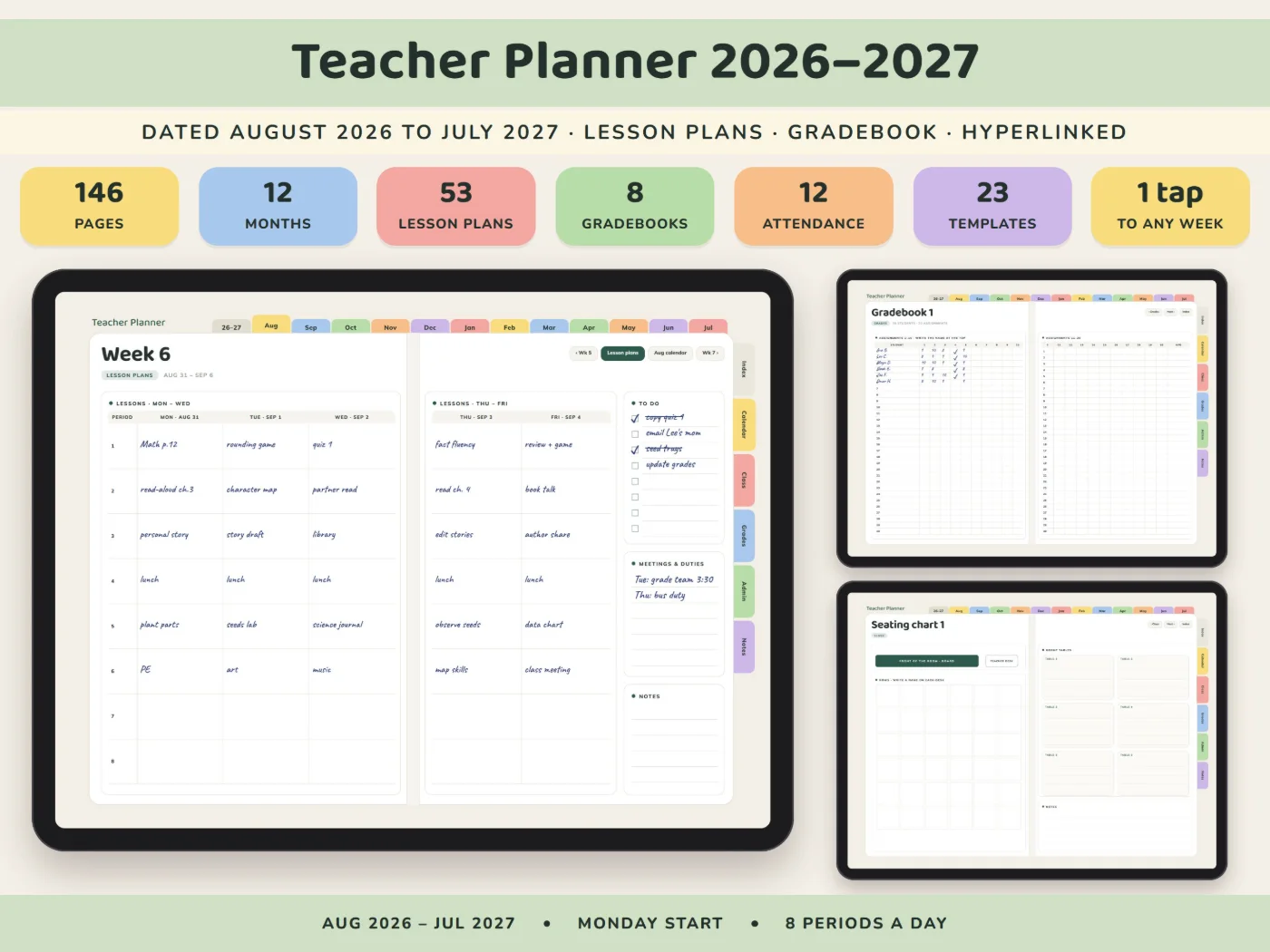 Teacher Planner 2026–2027