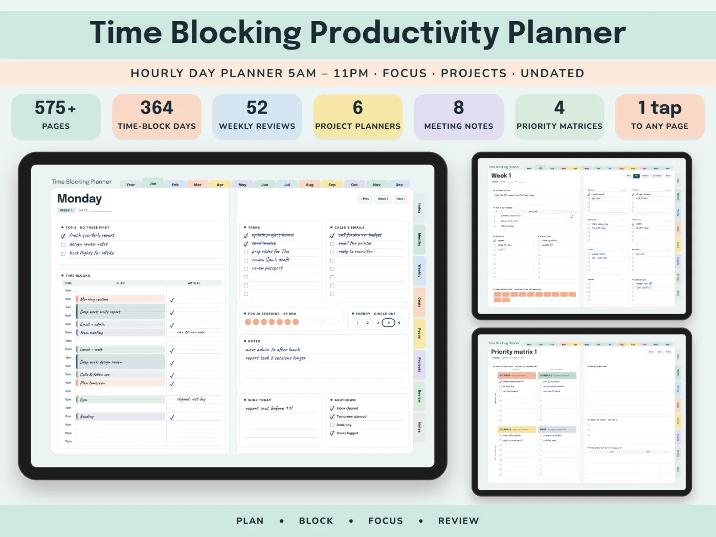 Time Blocking Planner