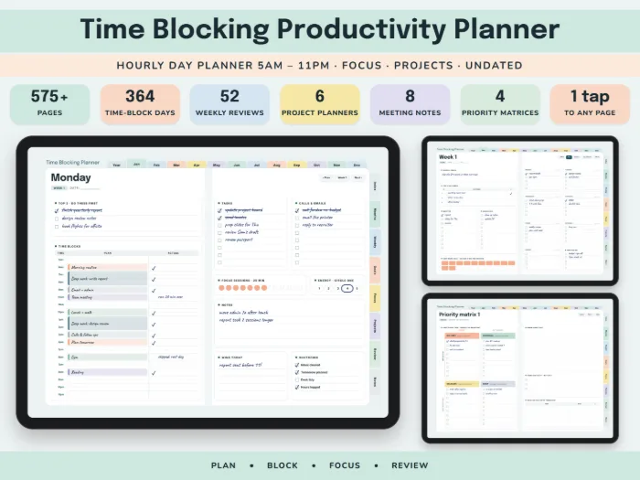 Time Blocking Planner