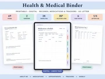 Health & Medical Binder