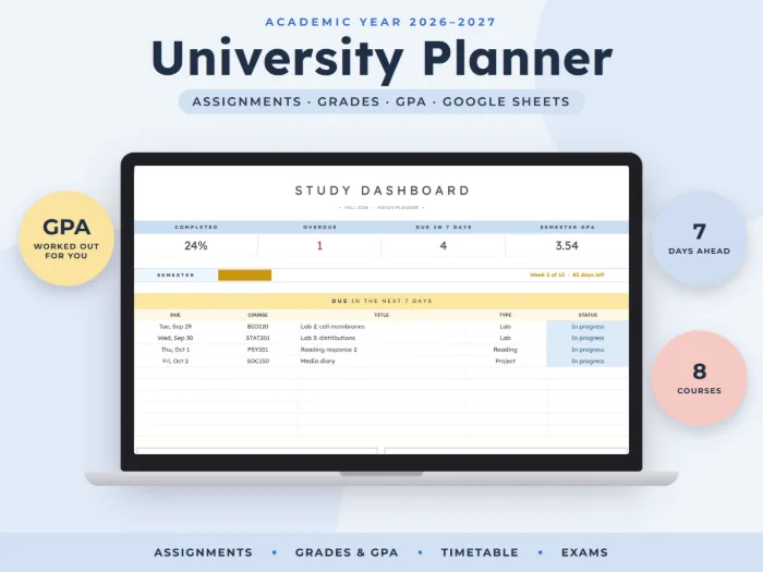Student Academic Planner