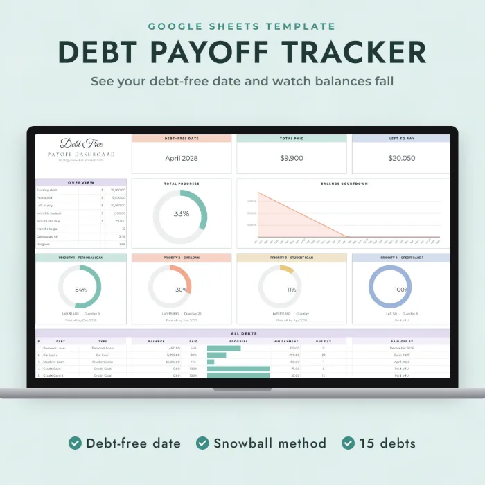 Debt Payoff Tracker