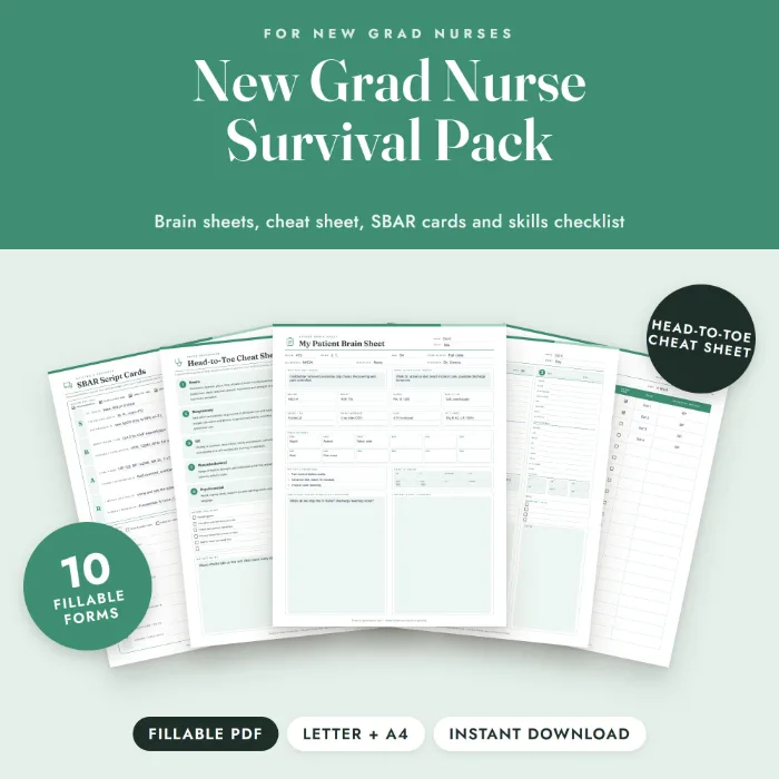 New Grad Nurse Survival Pack