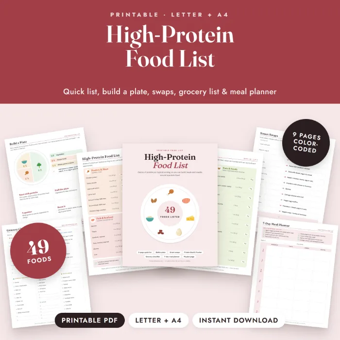 High-Protein Food List