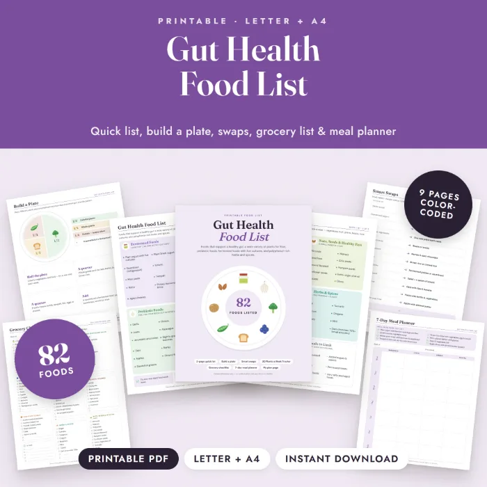 Gut Health Food List