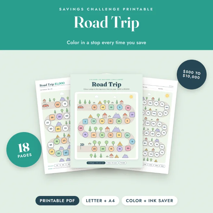 Road Trip Savings Challenge