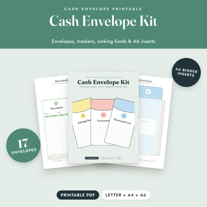 Cash Envelope Kit