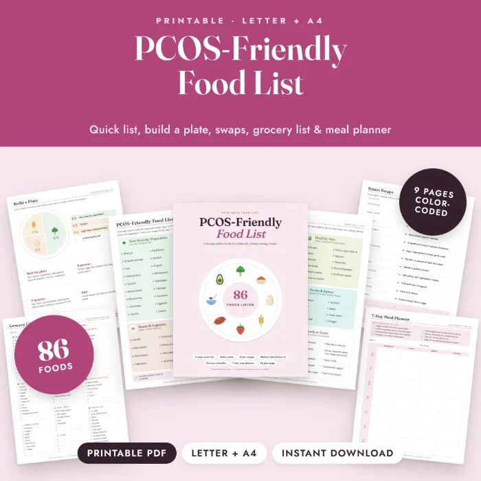PCOS-Friendly Food List