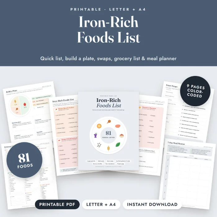 Iron-Rich Foods List