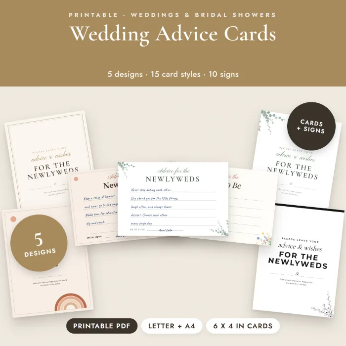 Wedding Advice Cards