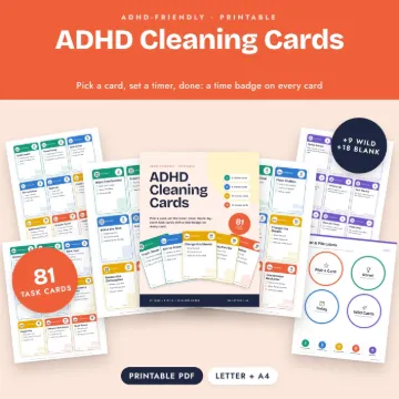ADHD Cleaning Cards