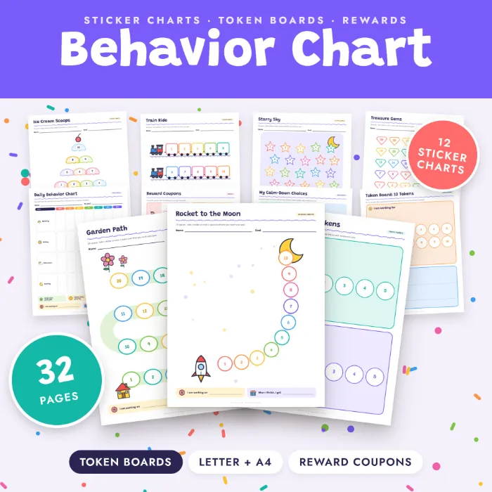 Behavior & Reward Chart Set
