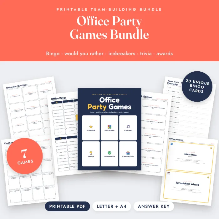 Office Party Games Bundle